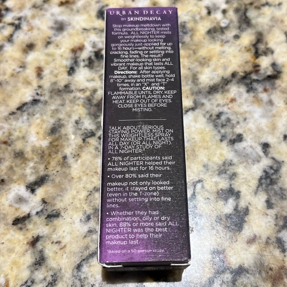 5/$25 New Urban Decay All Nighter Setting Spray Long Lasting Makeup Technology - Picture 5 of 7